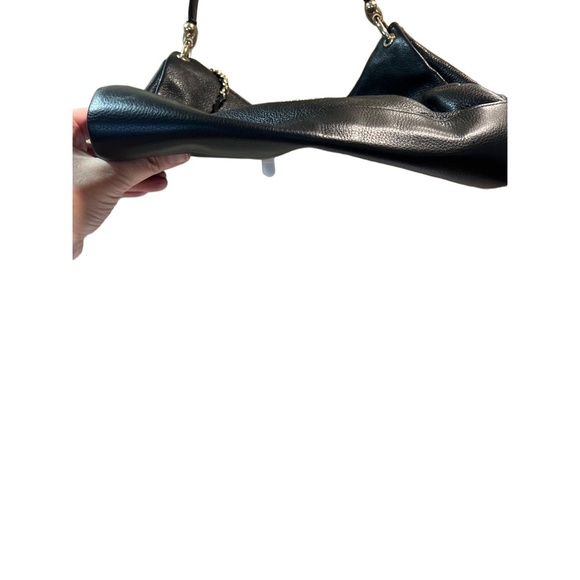 Coach Black F1381-F28966 Hobo Bag Leather Gold Hardware Logo Emblem - Picture 2 of 13